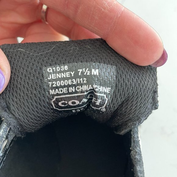 NWOT Coach Jenny Sneakers size 7.5 - Picture 5 of 5